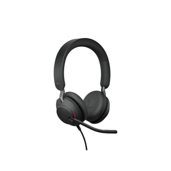 Microhörlurar - Jabra - Evolve2 40 SE UC - Trådad - USB-C - Stereo - Bullerdämpning