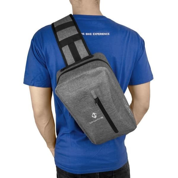 Axelväska - M-Wave - Suburban Compact - 8 liter - Nylon - Grå