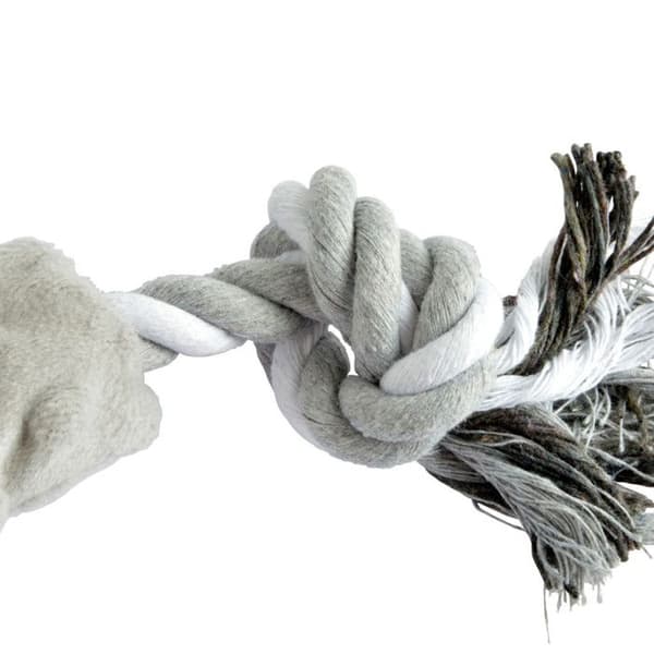 Plush Leksak Hund "Råtta 4 Knoppar" 37cm Grå