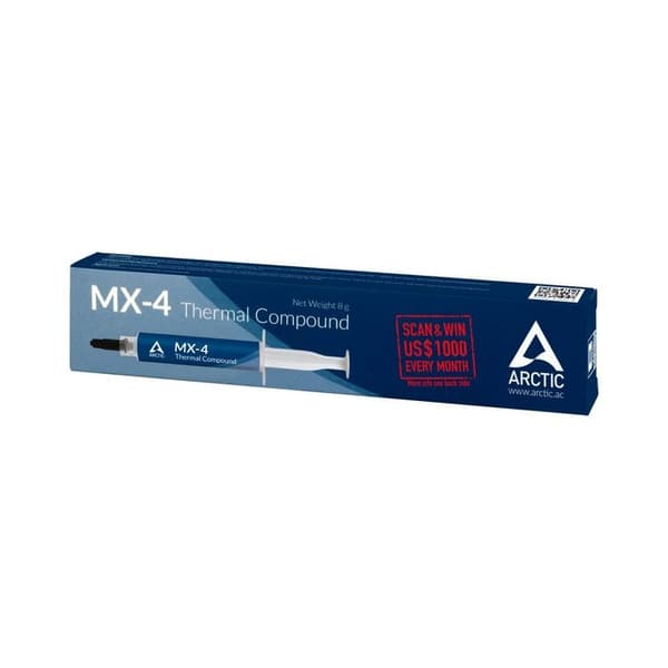 ARCTIC MX 4 8g, med spatel - Högpresterande CPU termisk pasta