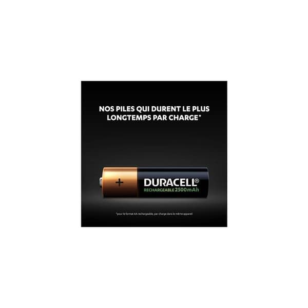 Duracell RCR AA X2 2500 MAH uppladdningsbart batteri