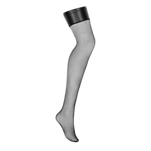 Bas résille - OBSESSIVE - Darkessia - Lädereffekt - Unisex - Sensuell