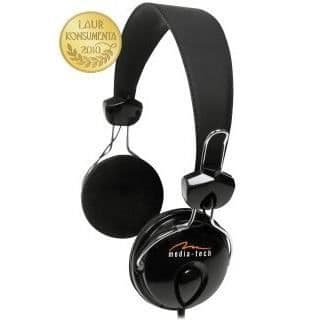 Hörlurar - MEDIA-TECH - PYXIS MT3503 - Trådad - JACK 3,5 MM - Svart