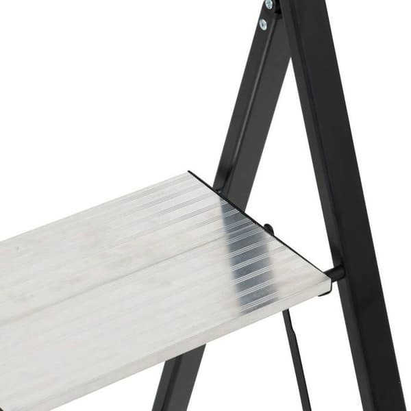 Grå aluminiumstege 2 steg H83cm - 5 five simply smart