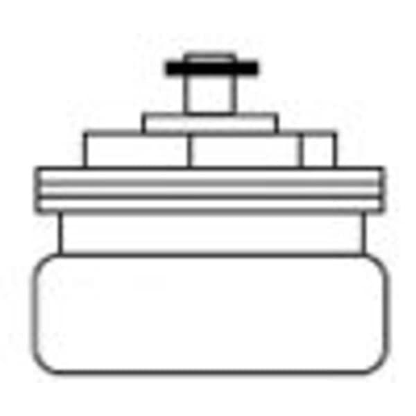 Radiatorventiladapter - EUROTRONIC - Markaryd M28x1,5 - mässing - grå - för avluftningsventil
