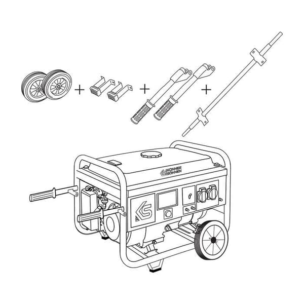 Konner & Sohnen Skottkärra kit KS 10 KIT