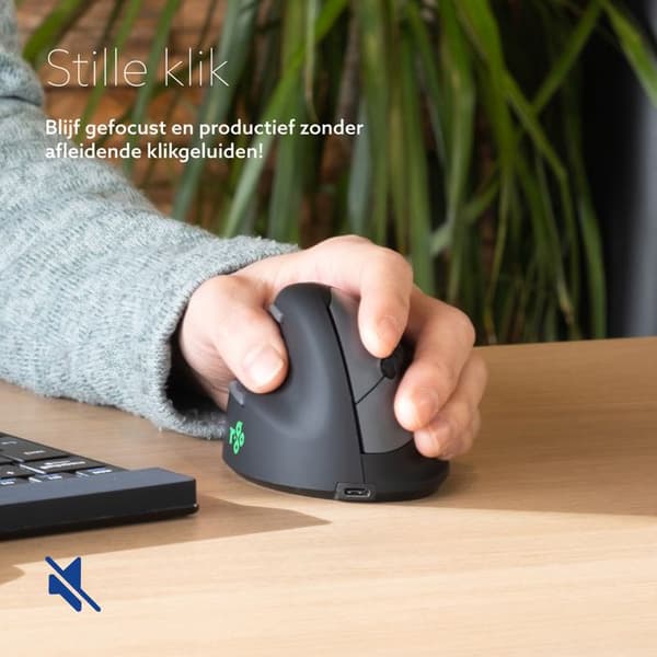 R-Go HE Break (stort format, trådad, 3-i-1-anslutning Bluetooth/2,4 GHz/USB)