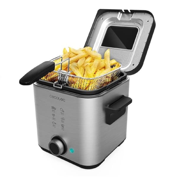 Cecotec Elektrisk Fritös CleanFry Advance 1500 Black d’1