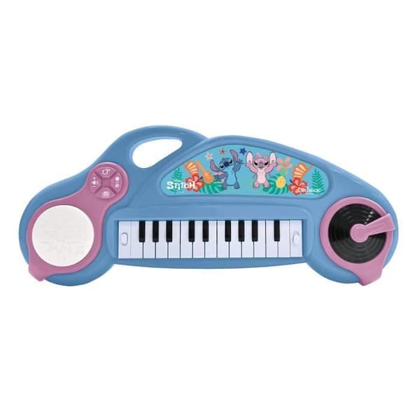 Barnens elektroniska piano Stitch med ljuseffekter