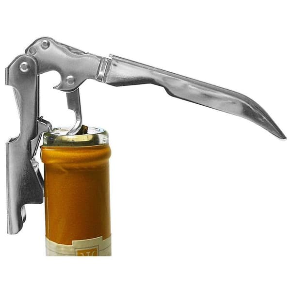 Dubbelspaks korkskruv i rostfritt stål Fackelmann Bar Concept ref. 49459
