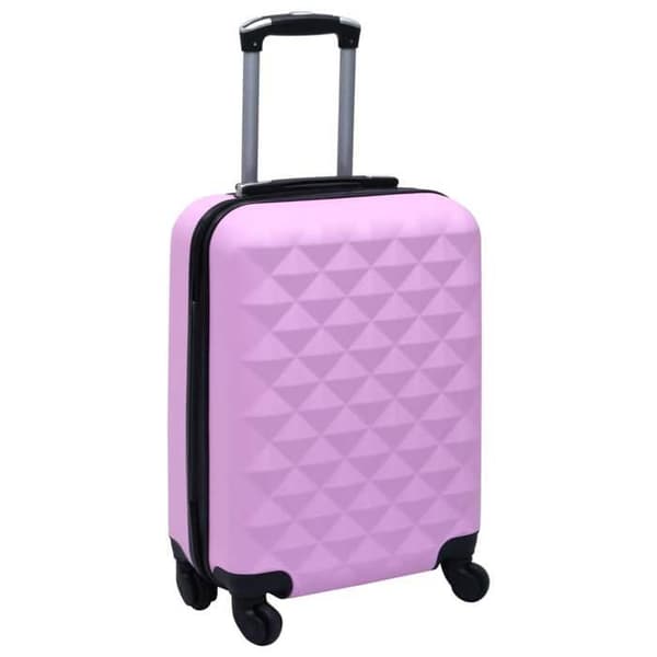 vidaXL Hardside resväska Rosa ABS 92419