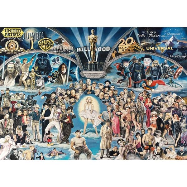 Pussel 1000 bitar: Hollywood