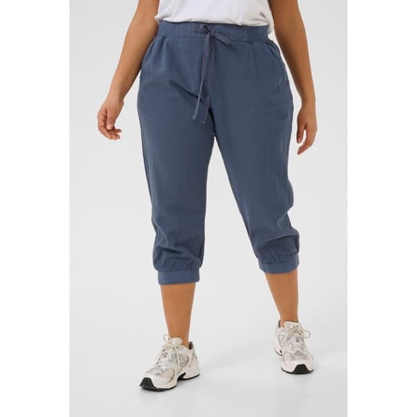 Kvinnor byxor KAFFE Curve Nana Capri