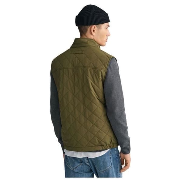 Vindjacka - GANT - Junipergrön - Återvunnen polyester - Sidofickor