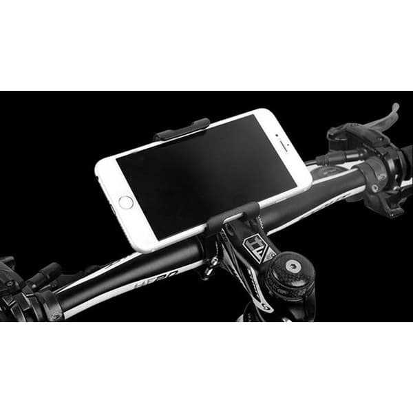 Telefonstöd för scooterstyr (svart)