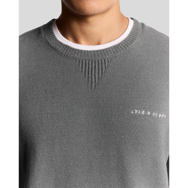 Lyle & Scott Script rundhalsad tröja