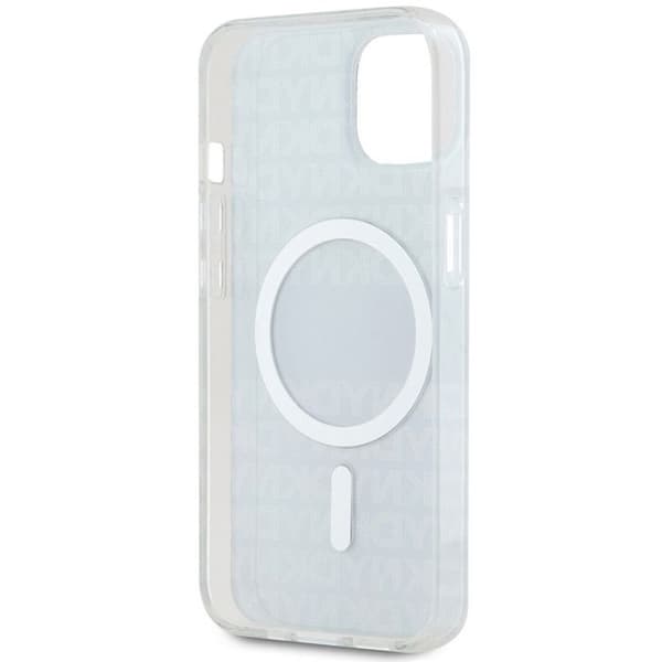 Coque iPhone 15 Plus - DKNY - IML Mono & Stripe - Svart - Optimal skydd - Elegant design