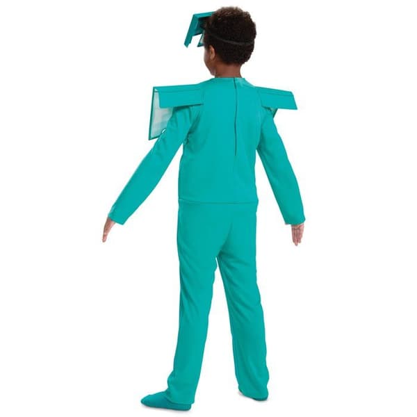 Kostym Minecraft - FÖRKLÄDNAD - Diamantarmour - 109-126 cm - 4-6 år - 100% polyester