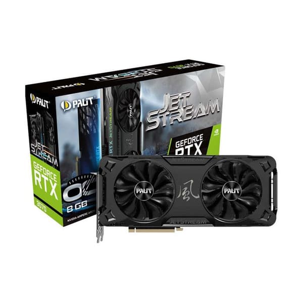 Grafikkort - Palit - RTX 3070 Jetstream OC - 8 GB - Överklockning - 256 bitar