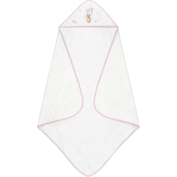 Disney badkappa Minnie Mouse tjejer 100 cm bomull rosa/vit