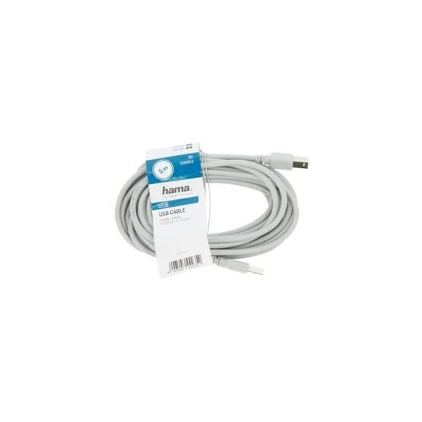 USB-kabel, USB 2.0, 5,00 m, 10 stycken