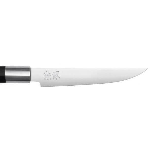 Set med 2 KAI stekknivar blad 12cm Svart
