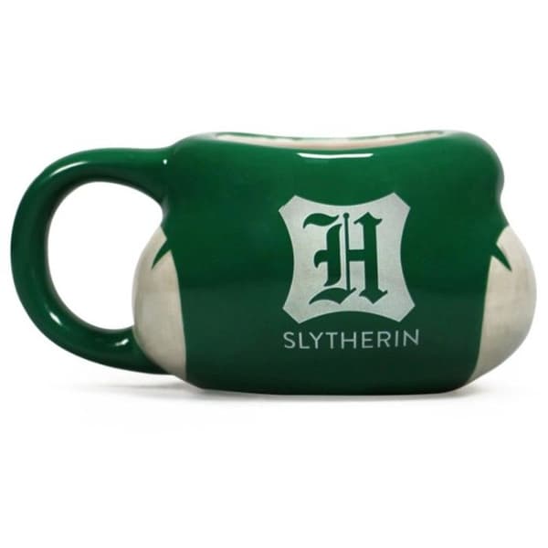 3D-mugg - Harry Potter - Slytherin - Grön - 350ml - Asymmetrisk