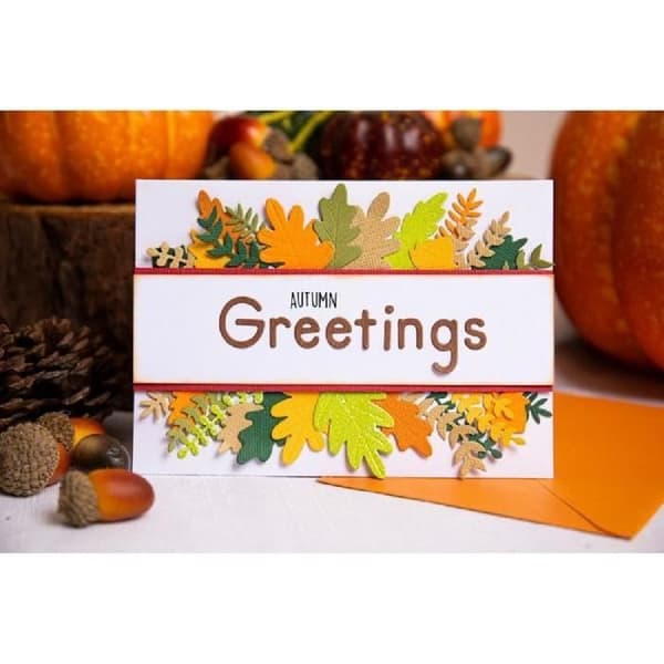 SIZZIX Kit med Thinlits-dies Harvest Squirrels - 8 delar för scrapbooking och korttillverkning