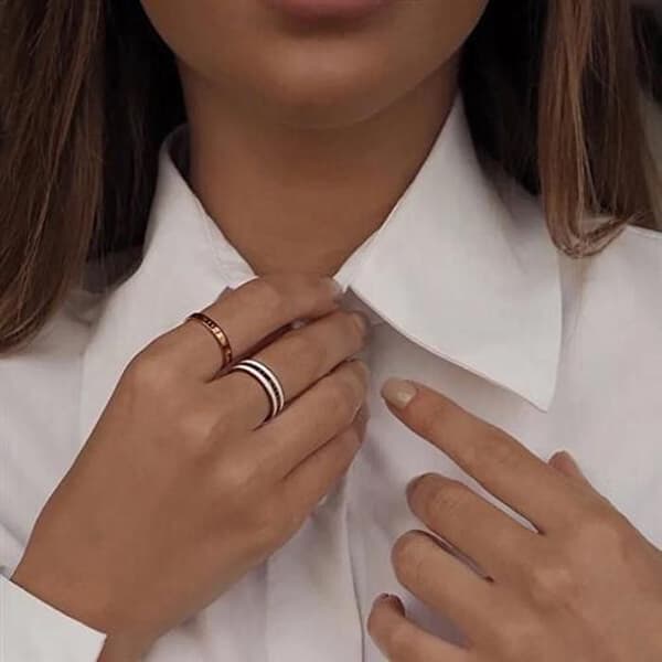 Klockring - DANIEL WELLINGTON - DW00400085 - Gul - Unisex - Klassisk