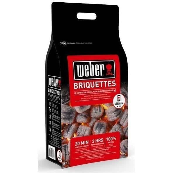 Briquettes träkol - WEBER - 4kg