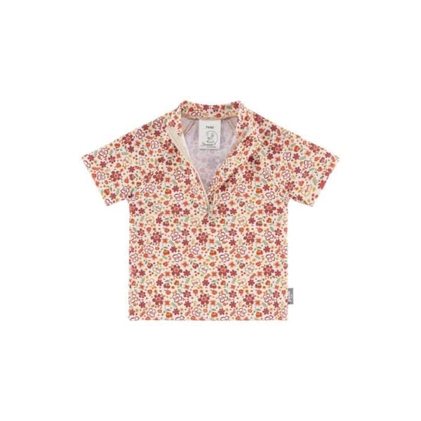 Baddräkt T-shirt flicka Sterntaler Blommor