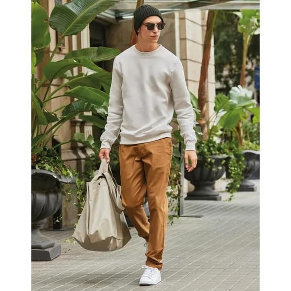 B&C King rundhalsad sweatshirt