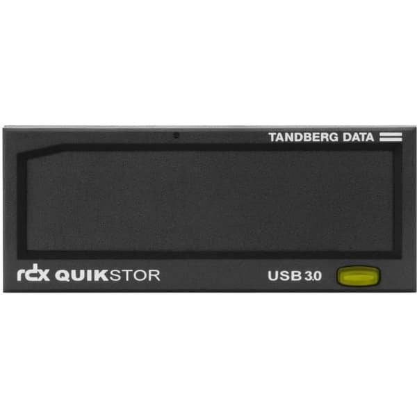 TANDBERG DATA QuikStor 8785-RDX Disk/RDX Drive Dockningsstation för 3,5" - USB 3.0 Host Internt Interface - Svart - USB 3.0