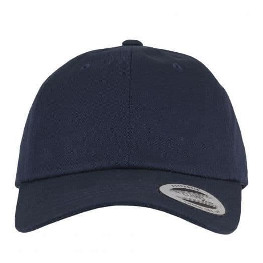 Böjd keps - Flexfit - Låg profil - Marinblå - One Size - Casual Style