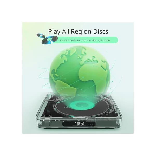 DVD-spelare - YOTON - HDMI 1080P - Ultralätt - Bullerdämpning - Multi-format HDMI/USB