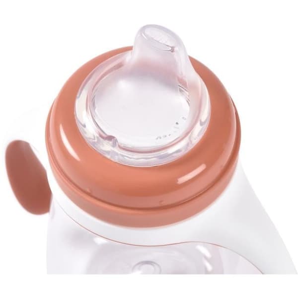 Lärflaska 2-i-1 - BEABA - 210 ml - Terracotta