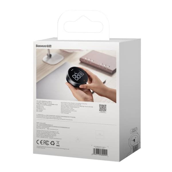 Roterande timer/elektronisk timer -Grey-fmds000013