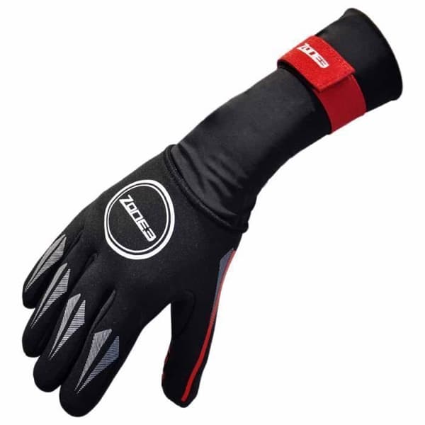Simhandskar - ZONE3 - Neopren Sim - Neopren 2mm - Förlängd längd - Velcro-band