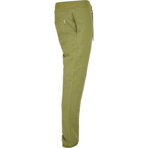 Joggingbyxor - Urban Classics - Basic - Olivgrön - Ekologisk bomull - Regular fit