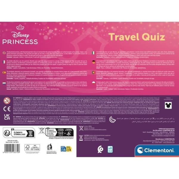 CLEMENTONI - Utbildningspall - Prinsessa