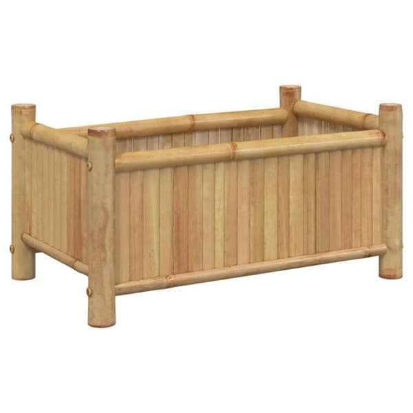 vidaXL Blomlåda 50x30x25 cm bambu 366460