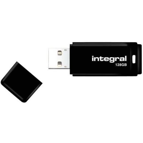 USB-nyckel - INTEGRAL - 128 GB - USB 2.0 - Svart