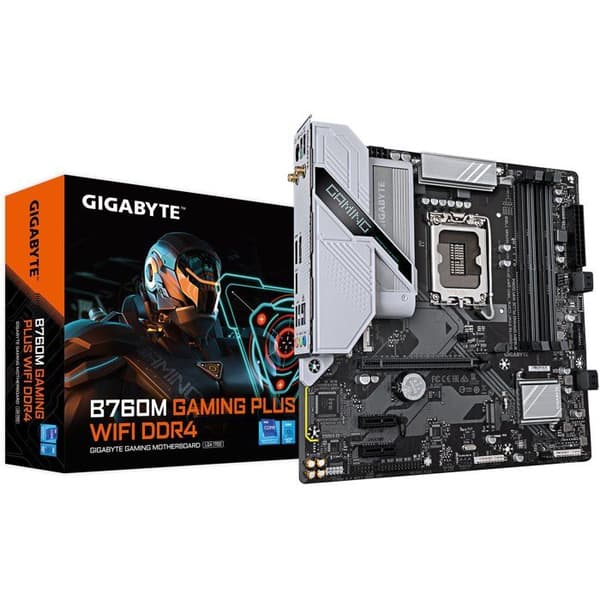 Moderkort - GIGABYTE - B760M G P WIFI DDR4 - Format Micro-ATX - Chipset Intel B760 - WiFi 6 & DDR4