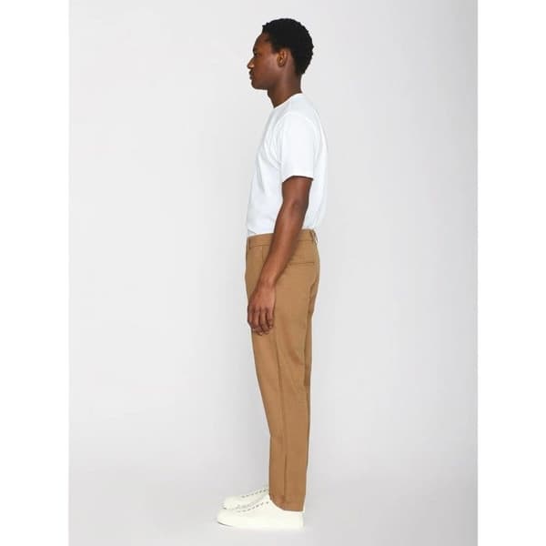 Chino-byxor i twill KnowledgeCotton Apparel Chuck Regular