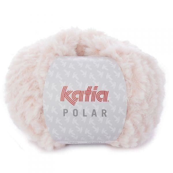Garn POLAR - Katia 88 - Ljusrosa - 100% Polyester - 100 g