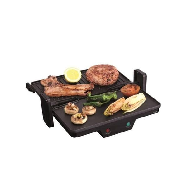 3 in 1 Grill - JATA - GR266 - Non-stick - Svart - Rektangulär