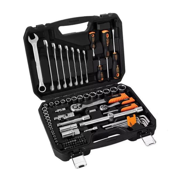 Verktygssats 100 delar 1/2", 1/4" NEO TOOLS - 10-206