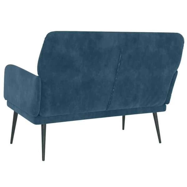 vidaXL Blå Soffa 108x79x79 cm Sammet 351423