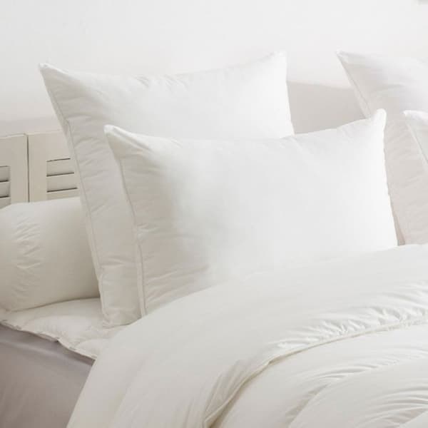 DODO - Set med 4 mjuka kuddar - 60 x 60 cm - 100% Polyester VOLUPT'AIR - Vit