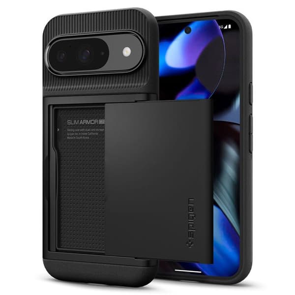 Spigen Slim Armor CS – Fodral för Google Pixel 9/9 Pro (Svart)